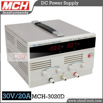 600W 30V 20A Variable DC Power Supply, Variable Single Channel Digital Linear DC Power Supply, DC Power Supply with CE & RoHS, 300W 30V 20A (MCH-3020D)